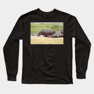 Hippopotamus, Kenya Long Sleeve T-Shirt